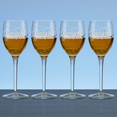 4 Glass White Wine Glass Set 